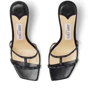 Jimmy Choo Ria 65 Logo Sandals